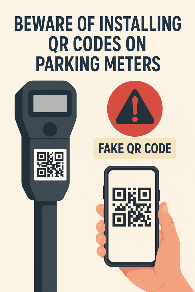 Do not scan this QR code to pay for your parking, here is how to spot this scam