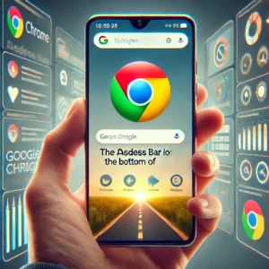 The address bar will change space on the Android application